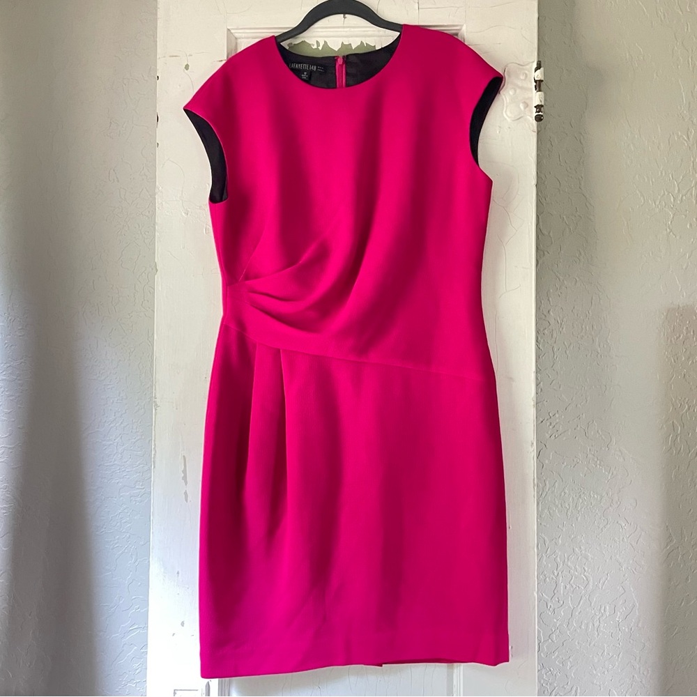 Lafayette 148 New York Sleeveless Crepe Dress